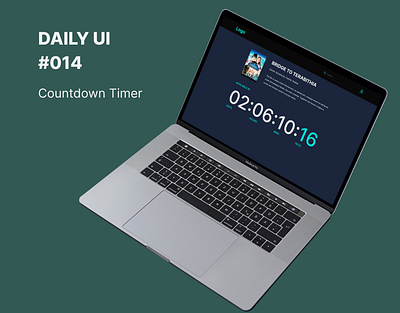 Daily UI #014 (Countdown Timer) countdown timer daily ui movie ui ui design uiux design ux website