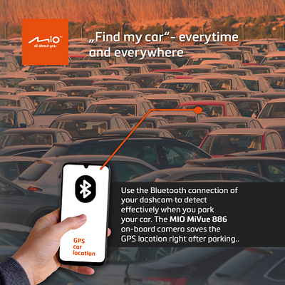 Mio GPS car find application - Amazon banner amazon application car design designer gps graficky dizajner grafik graphic designer mio piestany slovakia slovensko