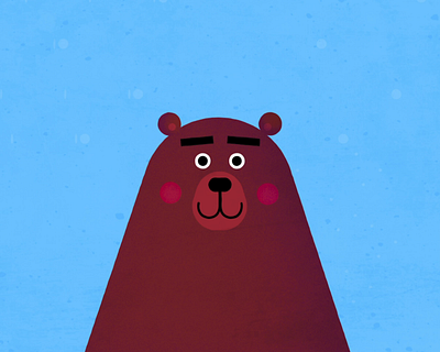 Can't bear it 2d after effects animation bear character character animation characteranimation face illustration motion design motion graphics rain umbrella weather