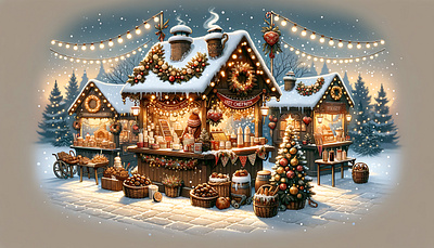 AI Generated Christmas Background ai generate background christmas christmas background christmas decor design graphic design merry background merry wallpaper snowing