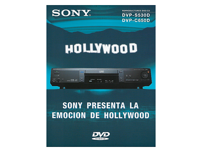 SONY La Emotion de Hollywood branding graphic design photography print media sony