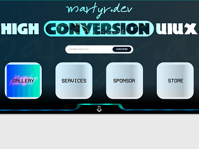 High Conversion UIUX 550 960 high conversion martyrdev uiux user experience user interface website design