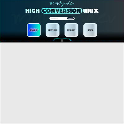 High Conversion UIUX 550 960 high conversion martyrdev uiux user experience user interface website design