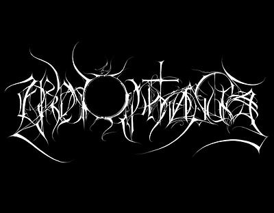 Kronophagus metal logo underground art void