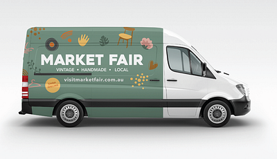 Market Fair branding graphic design illustration logo pos signage