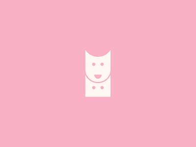 WOF - pet shop logo branding cat dog graphic design identity logo logo concept minimalistic pet shop pink store white
