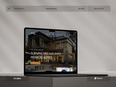 Prime Group - Real Estate Web Design (Case Study) branding design designers graphic design logo motion graphics product real estate ui ux design web websites