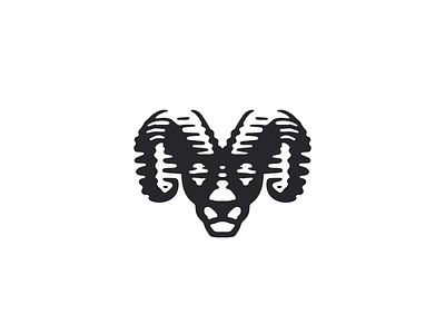 Mystic Ram Logo animal brand branding for sale horns logo mark nagual design ram