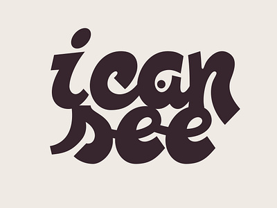Something I can see circles design i can see lettering mac miller type typography vector