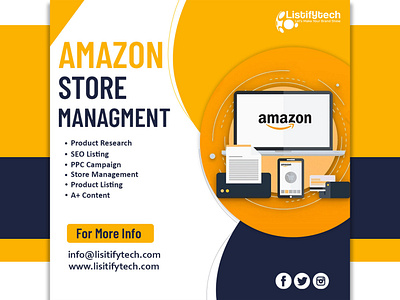 Amazon Store Management | Listifytech amazon amazon ebc amazon listing images amazon product description design ebc enhance brand content illustration listing images ui