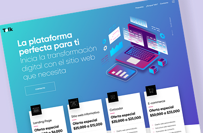 Tolk | Landing Page design graphic design landing page marketing pricing ui uiux ux web design