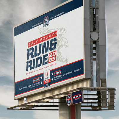 Run & Ride Promo badge branding design graphic design illustration logo type vector