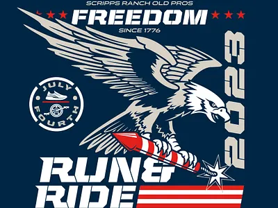 Run & Ride Campaign Style badge branding design graphic design illustration logo type vector
