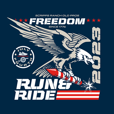 Run & Ride Campaign Style badge branding design graphic design illustration logo type vector