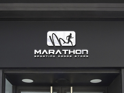 Logo Design for Marathon - Design by Evart Advertising Agency 3d branding graphic design logo