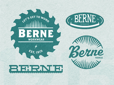 Berne Workwear branding graphic design logo rebrand