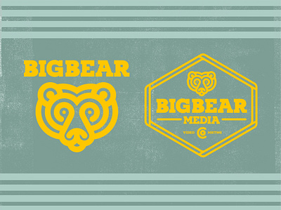Big Bear Media Co branding graphic design logo rebrand