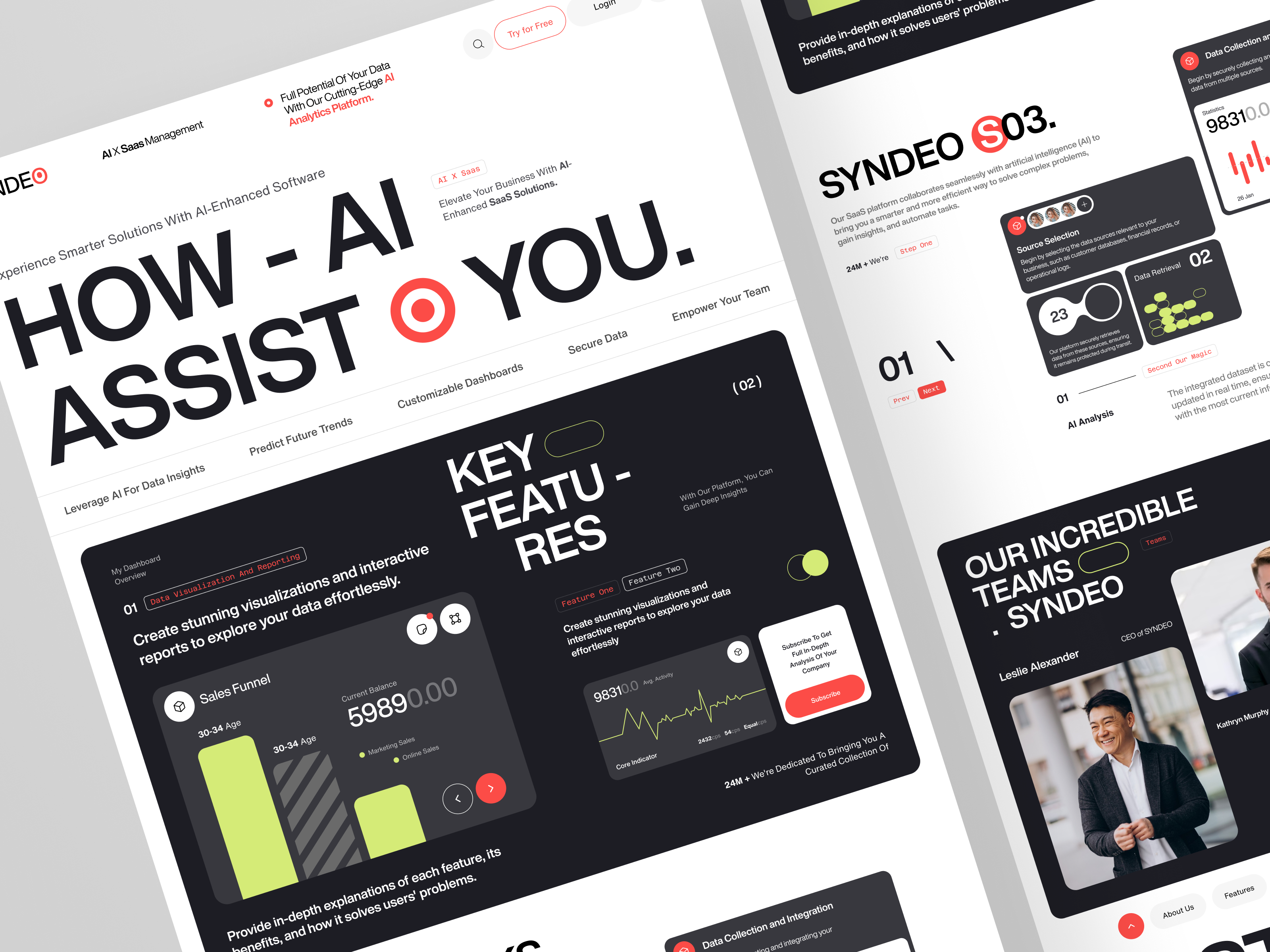 Example of Landing Page Design And Development