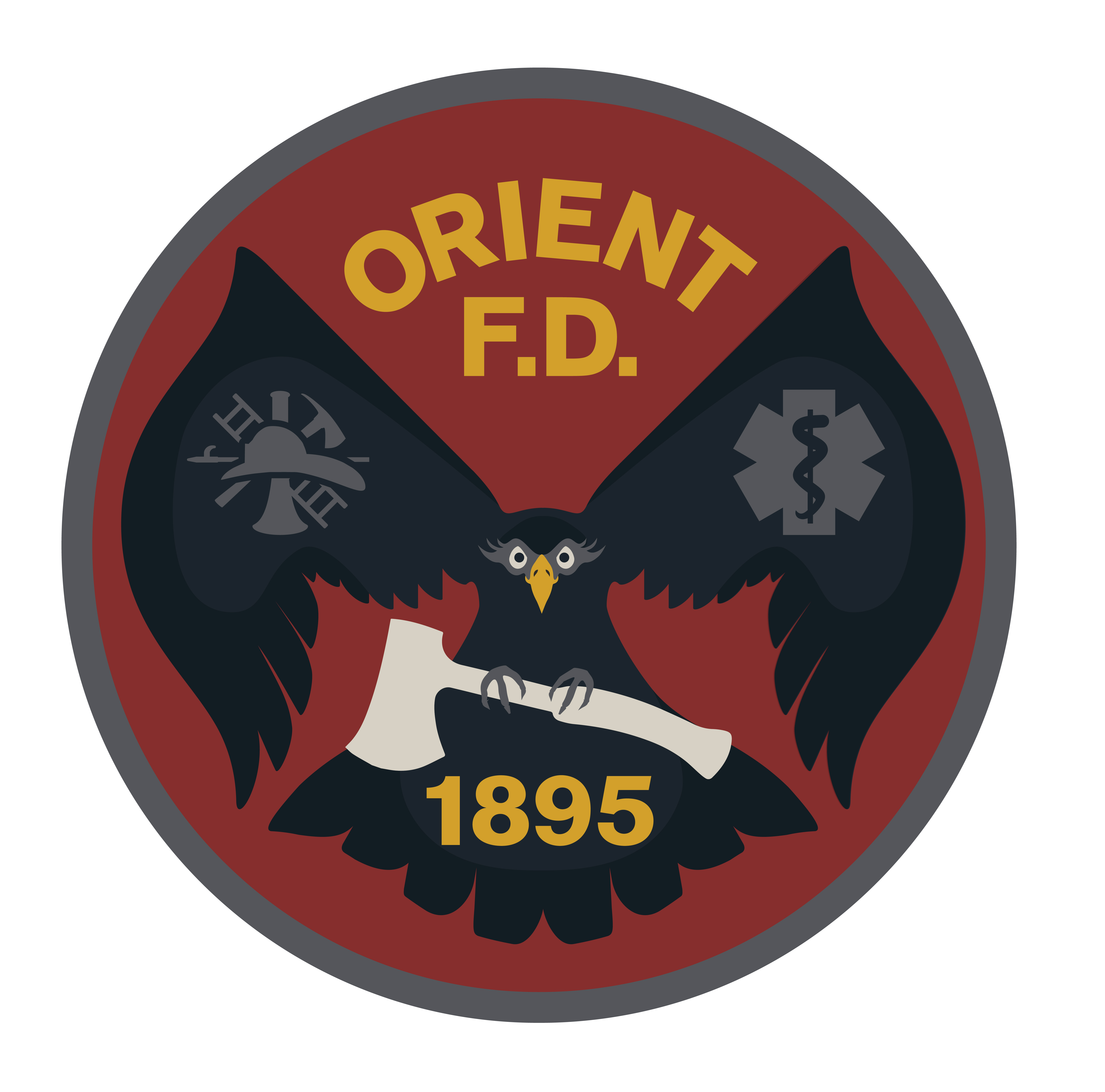 Orient Fire Department Logo by Rachael Haase on Dribbble