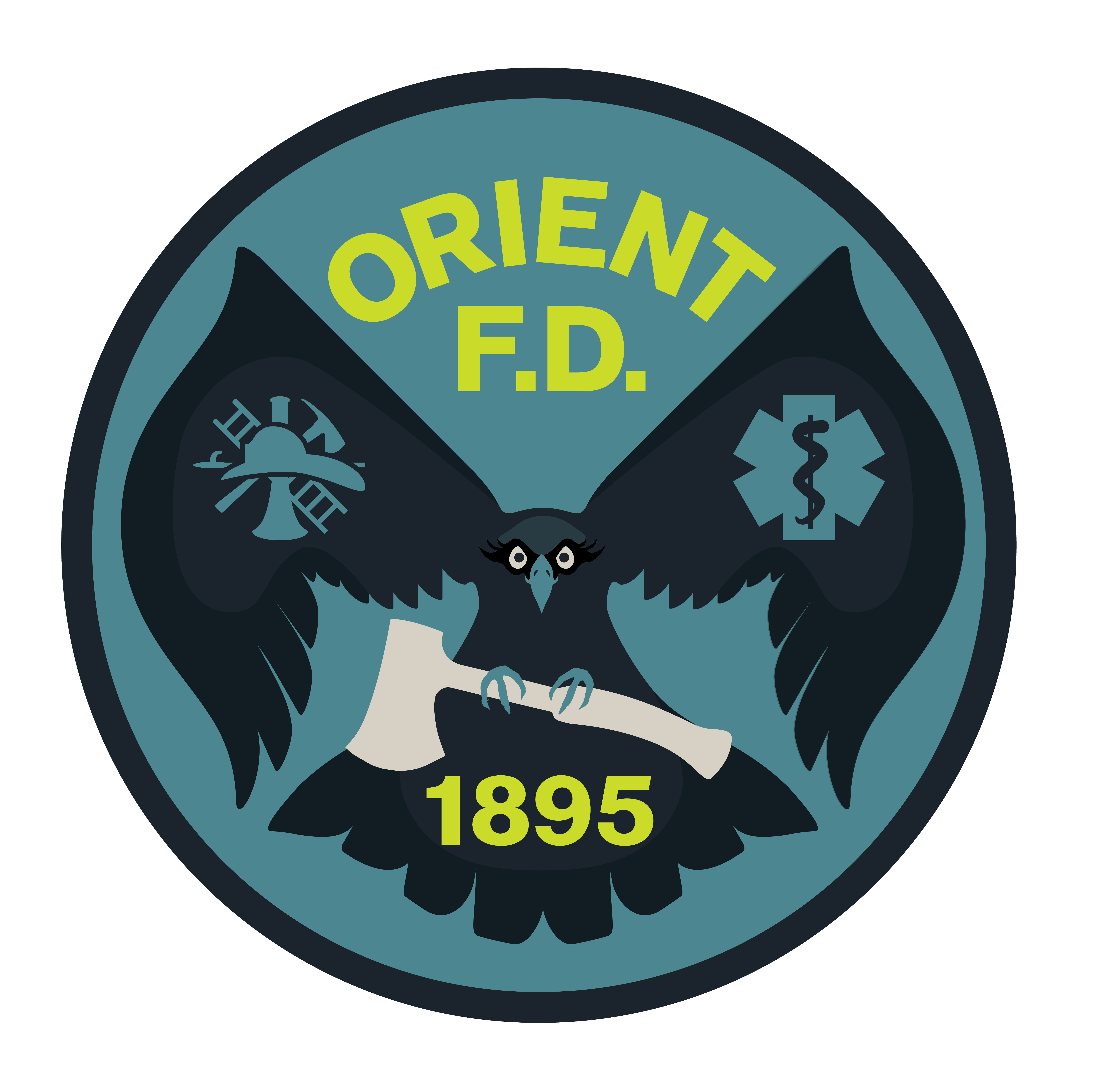 Orient Fire Department Logo by Rachael Haase on Dribbble