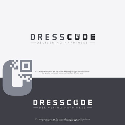 Dress Code Logo Idea 3d animation branding bussines logo delivery logo design graphic design illustration latter o logo lattering logo logo company logo maker vector