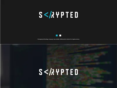 Logo Concept SCRYPTED acounting aglicultur app design brand logo branding bussines logo design farm graphic design illustration law logo logo company logo idea logo maker logo organic logo s logo savety services logo vector