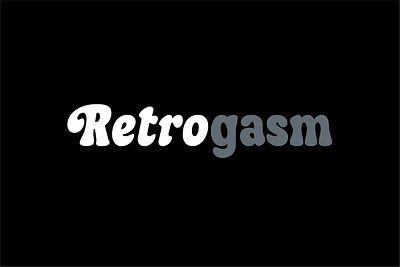 Retrogasm Font bubble font cursive font font display font duo groovy font hippie font italic font retro font roman font upright font