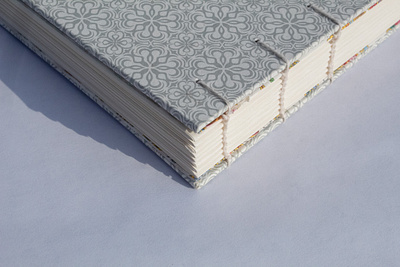COPTIC STITCH UTILIZING LOCAL ART STORE PAPERS bookbinding