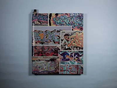 CASEBOUND + PEN HOLDER UTILIZING REPURPOSED '94 FLASHBACKS MAG. bookbinding