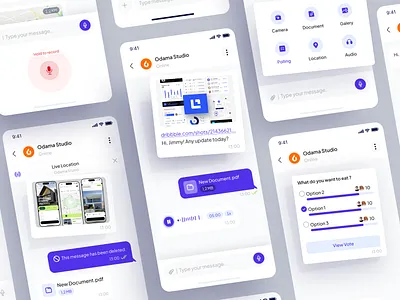 Chat Mobile Apps - Freebie app chat chat app clean communication design freebie message mobile mobile app product design social media social network ui ux