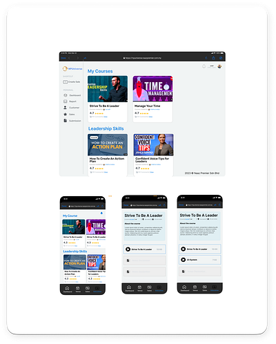 NPUniverse - Learning Module Features app branding design ui ux