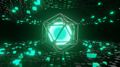 3D Scifi reactor - Geometry Nodes 3d animation blender fun motion graphics