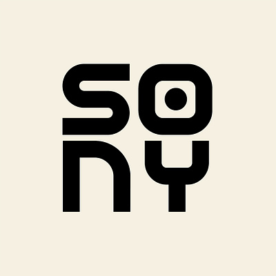 Sony Rebrand Logo brand branding camera camera sony design graphic graphic design logo rebrand sony
