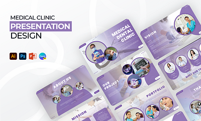 Medical Clinic Presentation Design business presentation canva presentation design graphic design pitch deck powerpoint powerpoint presentation presentation design