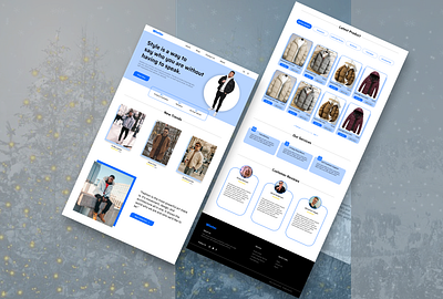 Winter Clothes selling website landing page design figma figma design landing page landing page design landingpage responsivedesign ui ui design ui ux design web design web redesign web ui web ui design website design winter web ui design