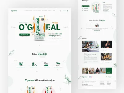 O'Gomeal - Orgalife Landingpage landingpage ui design website