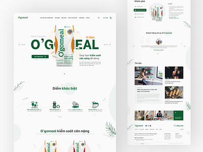 O'Gomeal - Orgalife Landingpage landingpage ui design website