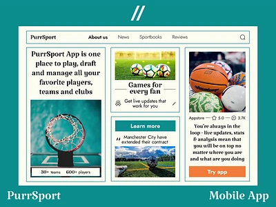 Sport Web Platform animation article chat dashboard design game homepage landing landing page motion online platform product design sport ui ux virtual web web interaction website