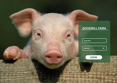 Goodwill Farm FMIS ui ux