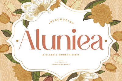 Aluniea – A Classic Modern Serif simple font