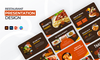 Restaurant Presentation Design business presentation canva presentation design graphic design pitch deck powerpoint powerpoint presentation presentation design