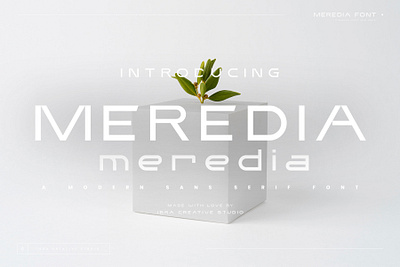 Meredia – A Modern Space Sans Serif futuristic