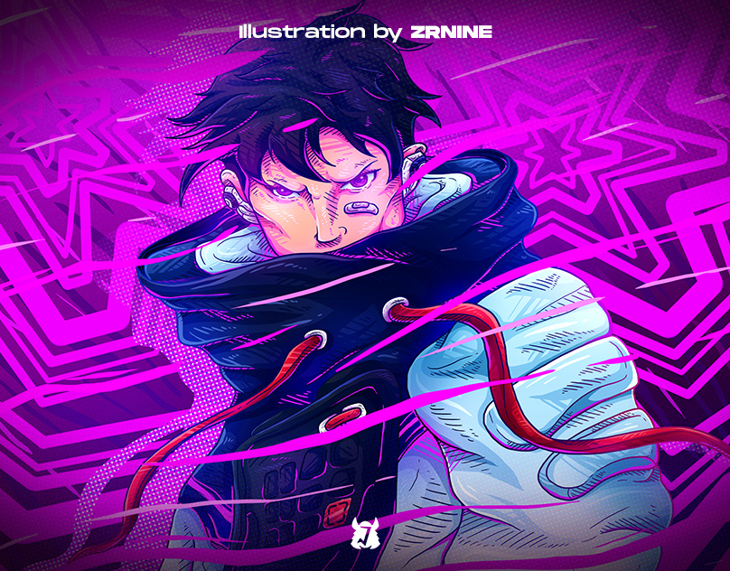 ISO "Li Zhao Yu" Illustration I VALORANT anime apparel art artwork branding cartoon character design concept art digital illustration esports fanart fps gaming merchandise graphic design indonesia iso riot games shooting game tshirt valorant