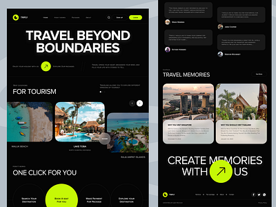 Triply | Aesthetic Website UI for Travel Agency | Orbix Studio adventure booking design destinations event planing minimalism tourism travel travelagency vacation website