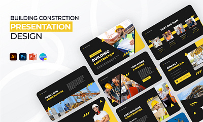 Construction Presentation Design business presentation canva presentation design graphic design pitch deck powerpoint powerpoint presentation presentation design