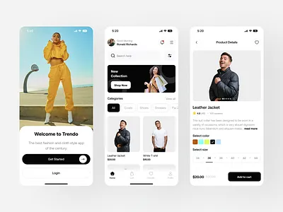 Fashion E-commerce App app app design e comerce e commerce e commerce app e commerce design e commerce shop fashion fashion app mobile app mobile app design mobile design mobile ui