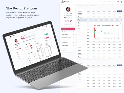 BioMark — Doctor Platform biotech dashboard doctor health healthcare healthcare design kervin tan krvin layout mobile app philippines platform singapore ui design ux design