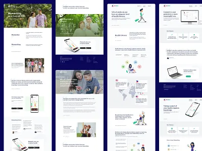 BioMark — Healthcare Website biomark biotech design health healthcare healthcare design kervin tan krvin landing page marketing pages philippines ui design ux design website design