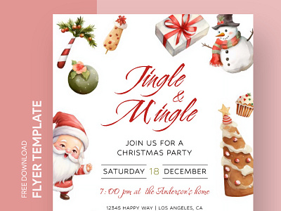 Christmas Invitation Free Google Docs Template christmas design docs document flyer flyers flysheet free google docs templates free template free template google docs google google docs handout invitation leaflet print printing template templates xmas