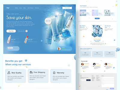Beauty Product Shop Website animation beauty product beauty product landing page beauty product shop beauty products e store cosmetics store website design e commerce products eauty beauty clinic graphic design logo natural shampoo store app online shop organic oil landing page plant based skincare product ui uidesign ux design uxdesign website